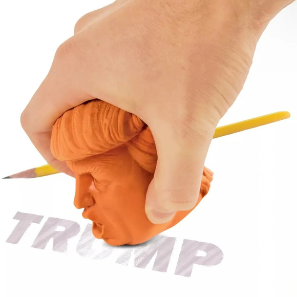 NWT Donald Trump Head Rubber Eraser - Picture 3 of 6